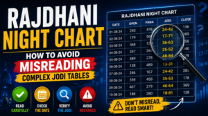 Rajdhani Night Chart: How to Avoid Misreading Complex Jodi Tables